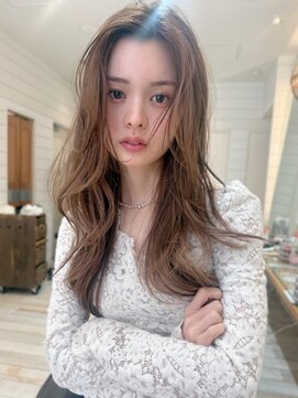 ネオリーブ アンド 渋谷店(Neolive &) 渋谷/チェリーブラウン/大人可愛い/フェザーパーマ/ボブ