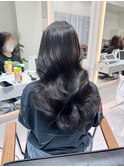輝く髪◎艶ラベンダーグレージュ