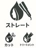 【ストレート】アルカリストレート+カット+プチTR ¥17600