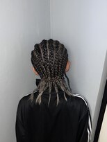 ヘアー アレス(hair ales)&nbsp;コーンロウ コーンロウ8本 ストレートコーンロウ イベントセット