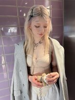 ペレ アネックス 大阪梅田茶屋町店(PELE ANNEX)&nbsp;ホワイトグレージュ/デジタルパーマ/フェザーパーマ/梅田