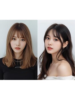 結んでも下ろしても可愛い◎流行りの韓国スタイル♪レイヤーカットもご提案◎ヘアメイクと一緒に☆[原宿駅]