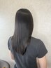 【髪質改善】似合わせカット+髪質改善ストレートパーマ ￥15000