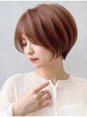 Say.ショートボブひし形ショートレイヤーショートモーヴピンク