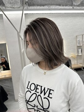 ユアーズヘア 東新宿店(youres hair) 【ハイライトの失敗修正】理想の髪色へ導きます