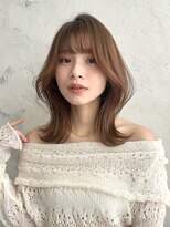 ニューヨークニューヨーク イオンスタイル東淀川店(NYNY)&nbsp;鎖骨下カットくびれヘアベージュカラー
