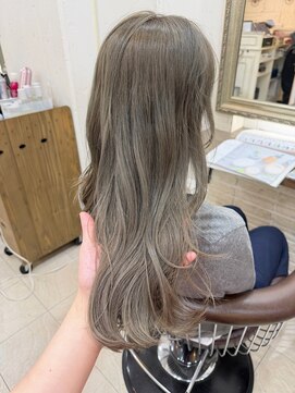 ヘアーアンドメイク シークタチカワ 立川店(Hair&Make Seek) 【古澤】ブリーチありオリーブグレージュ