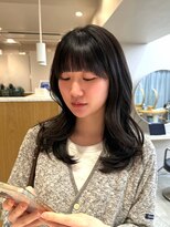 ケシキ 表参道 原宿(kesiki.)&nbsp;ミディアムレイヤー/顔周りレイヤー/透明感カラー