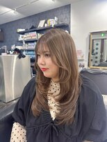 ザ アクネ 岡崎竜美丘店(THE ACNE) レイヤーカット_マロベージュ