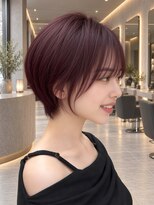 アース 大曽根店(HAIR&MAKE EARTH)&nbsp;丸みショートスタイル　くびれショート