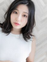 ローマ ギンザ(ROMA Ginza)&nbsp;【ROMA】暗髮/ダークカラーでも透明感◎無造作パーマセミディ