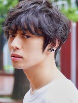 ビジネスカジュアルソフトスパイラルパーマ/ツーブロック