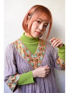 レニーバイエース(LANY by ACE) 【LANY 横浜】 ミディアムロブ×アプリコットブラウン