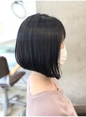 前下がりボブ