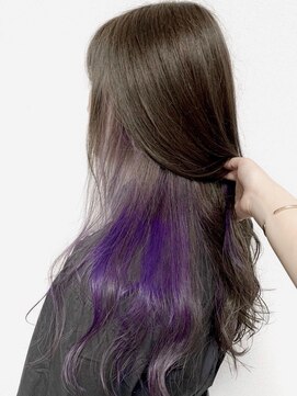 ネオリーブアオバ 高田馬場店(Neolive aoba) インナーカラーパープル