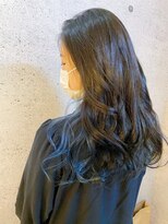 ブロッサム 東中野店 韓国風/前髪パーマ/ロングレイヤーカット/ココアブラウン