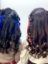 ヘアセットアップス(UP's)&nbsp;☆お友達とお揃いでテンション上がる♪『ふたごヘアセット♪』