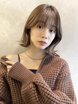 トルネード(TORNADO) 20代30代40代 タンバルモリくびれボブ チョコレートブラウンM418