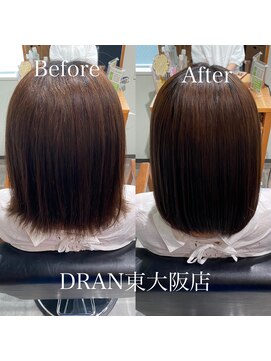 ドラン 東大阪店(DRAN) 【DRAN】髪質改善トリートメント　before &after