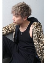 クレスト 草津店(CREST)&nbsp;マッシュツーブロックメンズパーママッシュウルフメンズカット