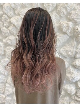 モアナ バイ ヘッドライト 二俣川店(Moana by HEADLIGHT) Moana グラデーションカラー＃ピンク＃大人かわいい