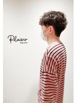 プレジール(plaisir) メンズ　周りスッキリ　トップにボリューム