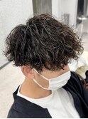 波巻きスパイラルパーマ マッシュショート