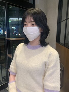 ロンドエニカ 大宮(Lond enika) 前髪パーマアッシュカラーレイヤーロンググレーベージュ[大宮]