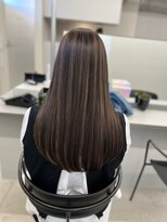 ハイライトバレイヤージュダブルカラーケアブリーチ30代40代