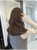 ブリーチなしのオリーブグレージュ【ラボヌールヘアー・佐野】