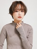 エンタク 新宿(enntaku)&nbsp;マロンベージュ/Aラインボブ/かきあげ/インナーカラー[新宿駅]