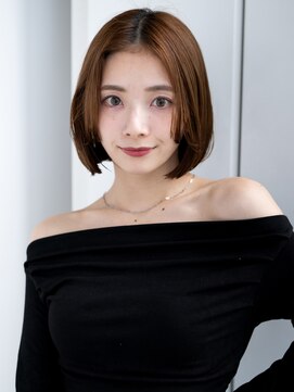 レノラ 本町(LENORA) 20代30代大人かわいいナチュラル暗髪エアーストレートヘア