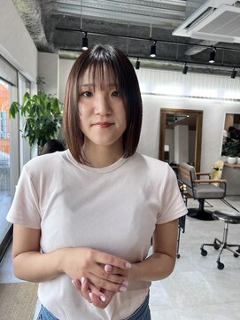 アドア 横浜(ADORE) 【ADORE横浜】髪質改善ストレートパーマ×ボブ