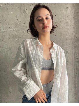 クラフト 福津(CRAFT) 癖毛っぽく作るボブ