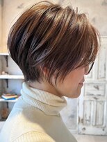 カムジーヘッド(COMEGHEAD)&nbsp;大人ショートボブ丸みショートカットマッシュショート前髪あり