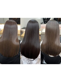 話題の髪質改善トリートメント《メテオ》導入☆エリア最高峰の縮毛矯正で乾かすだけでまとまる憧れ美髪へ♪