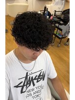 ビカム 名駅(become)&nbsp;プードルパーマメンズマッシュ