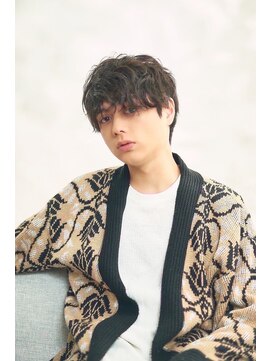 ガーデン タチカワ(garden tachikawa) 【立川メンズ】ニュアンスセンター波巻き刈り上げマッシュ