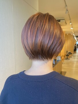 チャコレ 北千住店(Chacolle) まるみショート×オレンジカラー