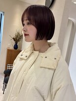 ヤイエ 青山店(yiye)&nbsp;ハンサムショートボブ前髪くびれショートボブ前下がりショート