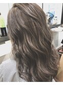 【栄矢場町】グレージュハイライトカラー