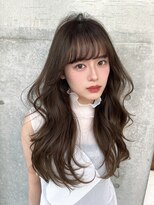 ロンドメリア 天神大名店(Lond Melia) イメチェンヘアスタイル美髪のススメワイドバングブルーブラック