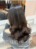 1番人気のカール感!コテ巻き風パーマ!