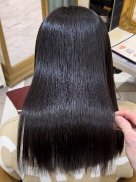 ロンドアベニール 北千住(Lond avenir) イメチェン外ハネボブ美髪ワイドバングレイヤー髪質改善縮毛矯正