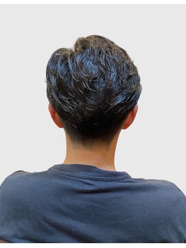 銀座マツナガ 浅草店 ビジカジツーブロ癖毛風ナチュラルパーマ