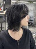 髪質改善縮毛矯正,レイヤー,縮毛矯正,白髪ぼかしハイライト.白髪