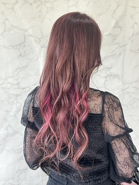 ウシワカマルエムティードット(USHIWAKAMARU MT.) インナーカラー　ピンク