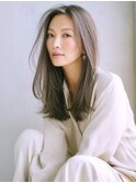 ☆ホワイトグレージュミニウルフデジタルパーマチェリーブラウン