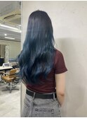 アクアブルーグラデーションカラーケアブリーチ【上野】