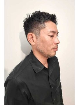 オールデイハローズ 京都駅前店(ALL DAY HELLO`S) メンズ　清潔感抜群フェードビジネスショート